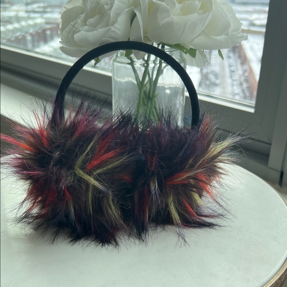 Chic Multicolor Faux Fur Earmuffs